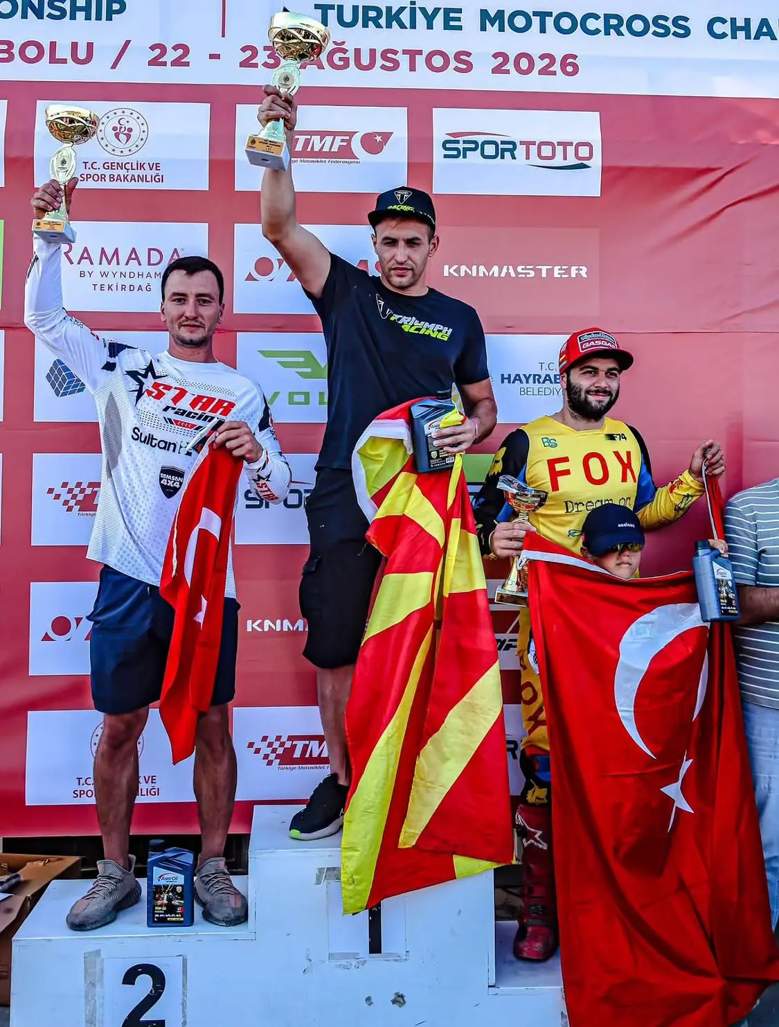 Hristian Ilioski — European Champion 2026, Bolu podium